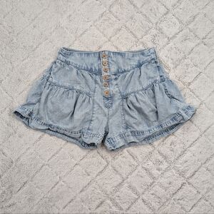 Free People Fleur Denim Shorts